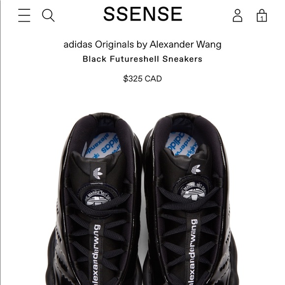 Alexander Wang x Adidas Black Futureshell Sneakers - Picture 4 of 9